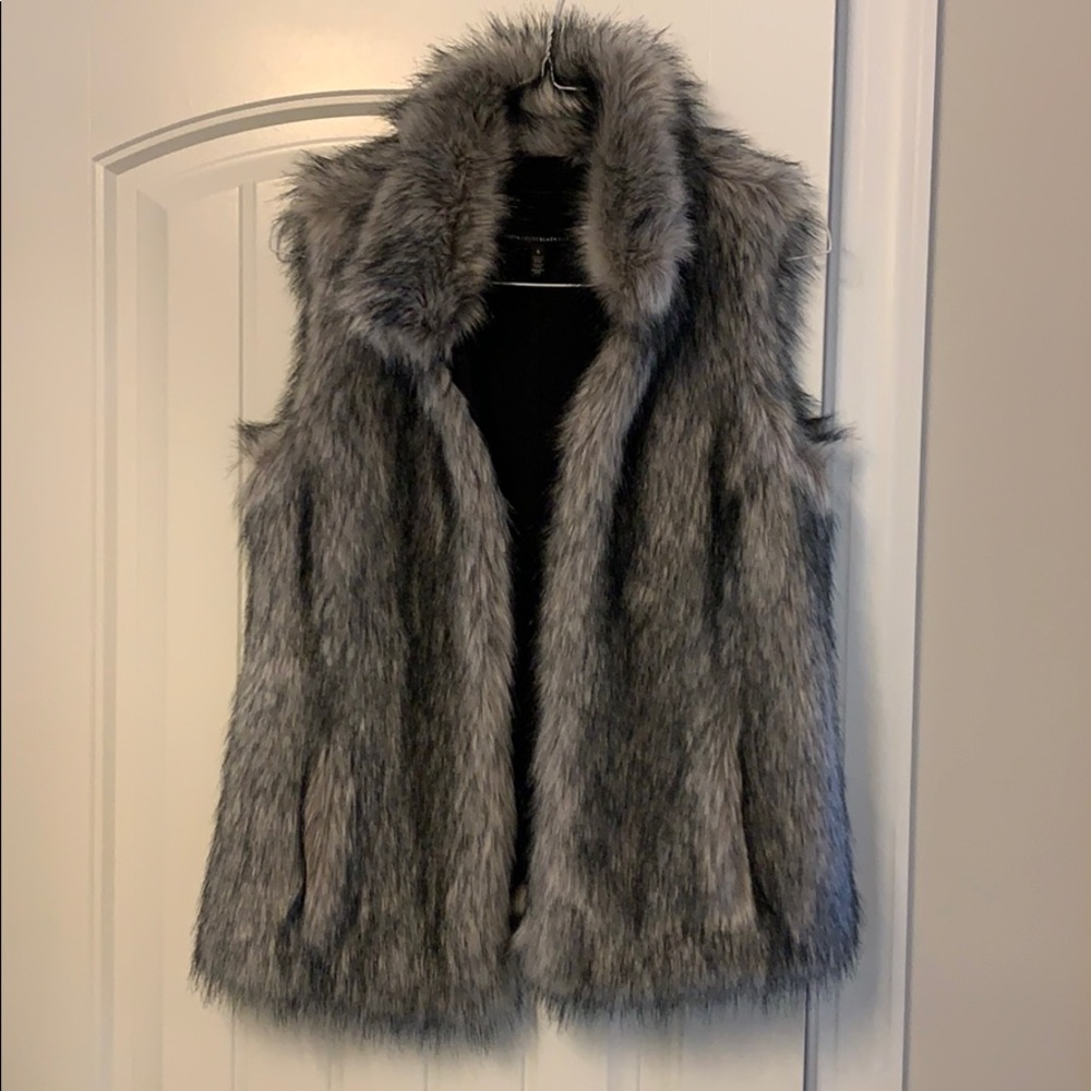 WHBM Fur Vest